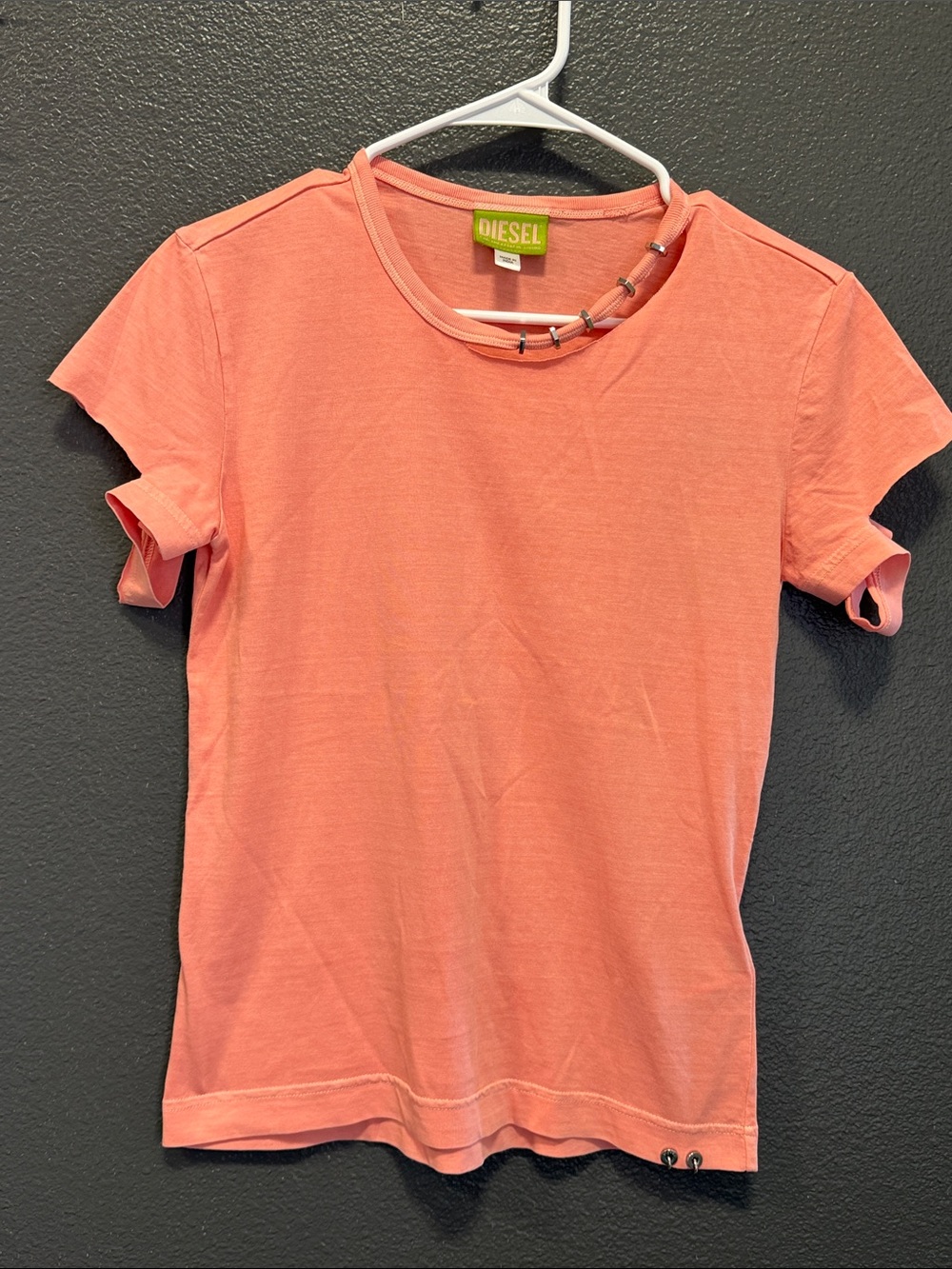 Diesel Brand Coral T shirt . NEW with tags . Medium